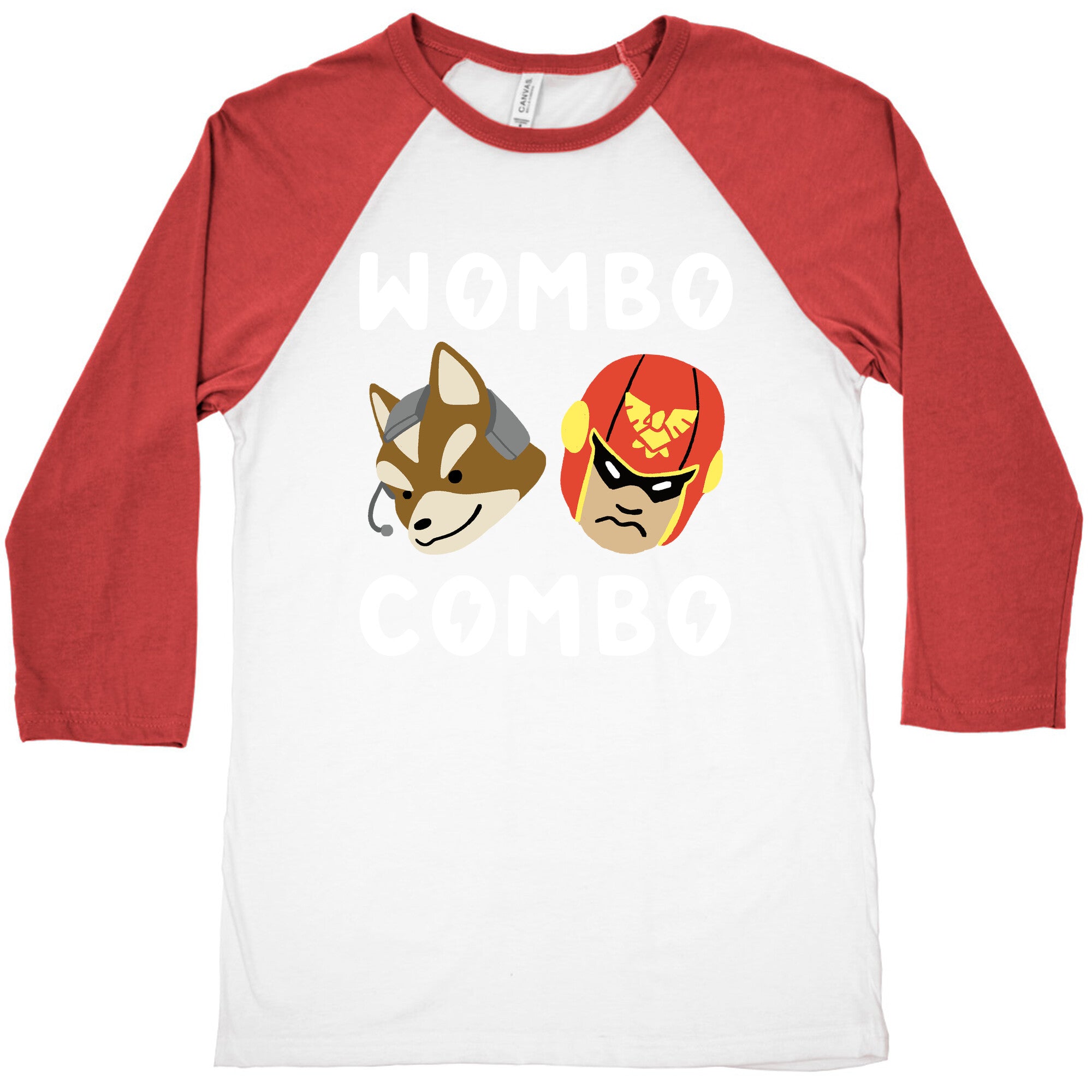 Wombo Combo - Fox and Captain Falcon Baseball Tee